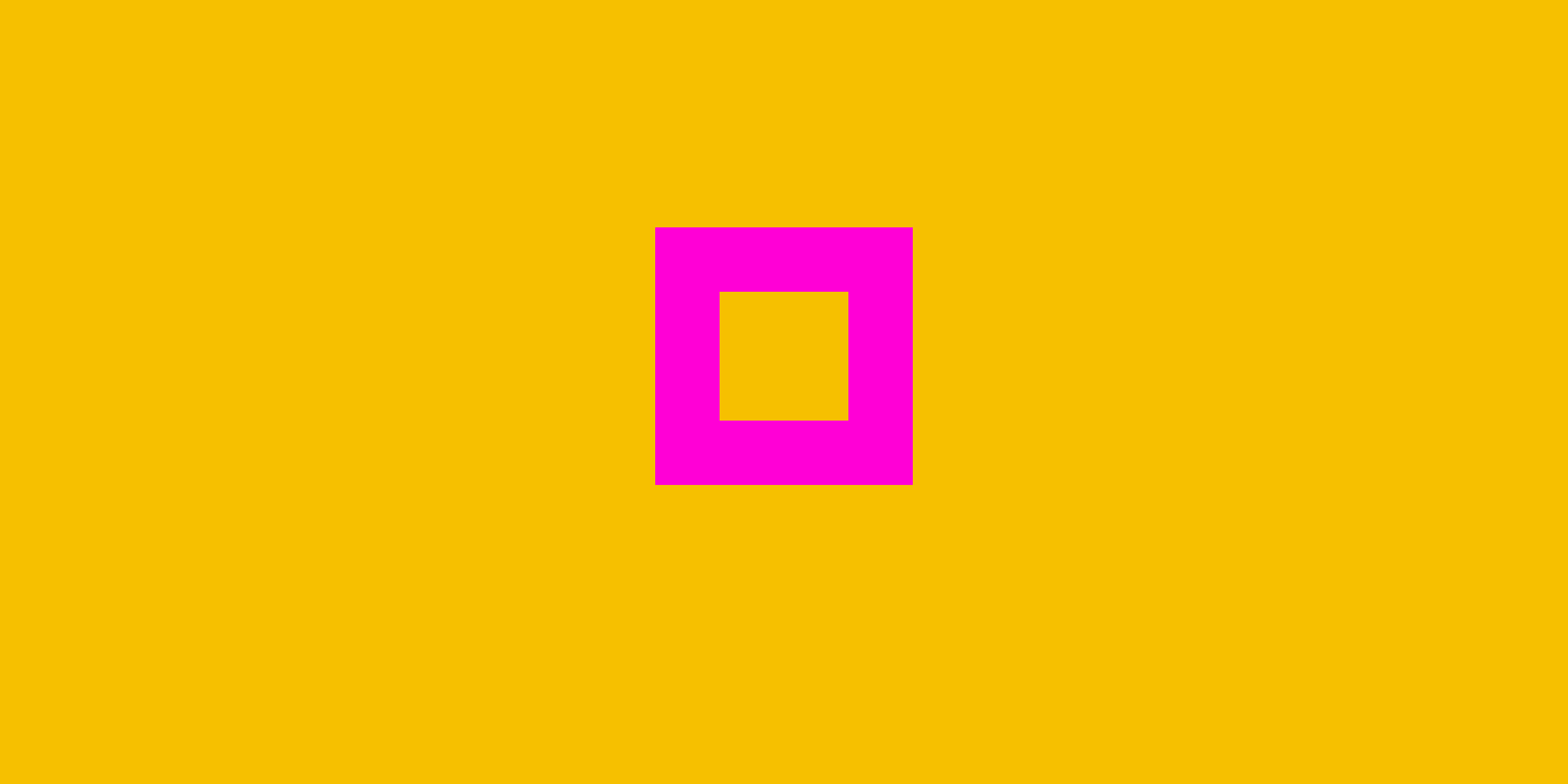 iorad pink square on orange background.